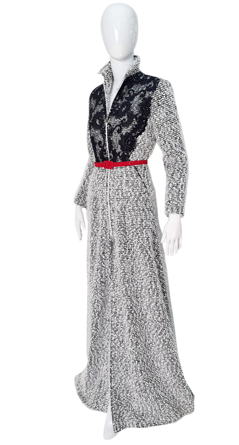 Glamorous and classic long dress style coat.